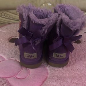 UGG Purple Fur-Lined Boots